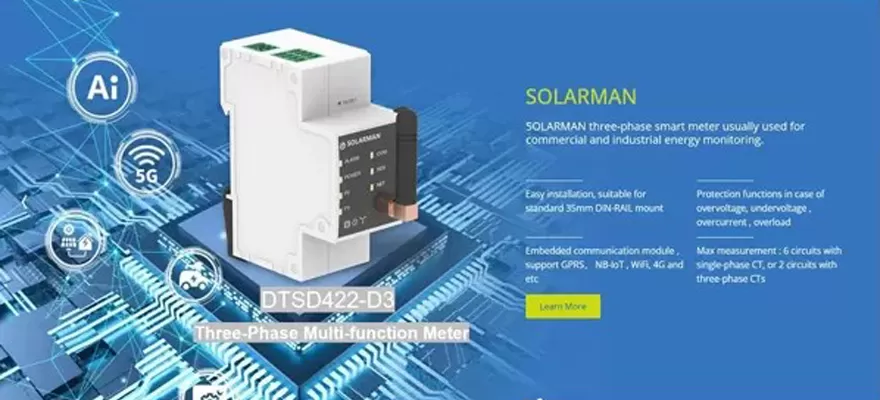 Jak silný je solarman trojfázový inteligentní měřič energie?