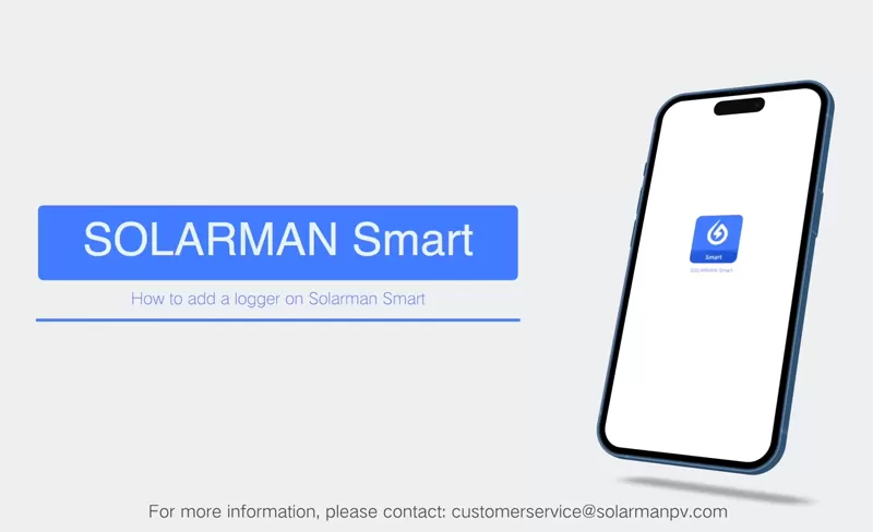 How to add a data logger on solarman smart app