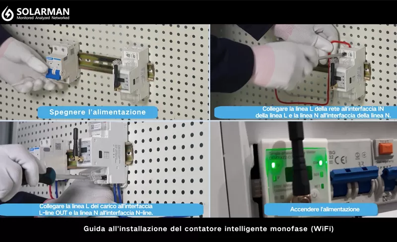 Introduzione e guida all'installazione dello smart meter solarman