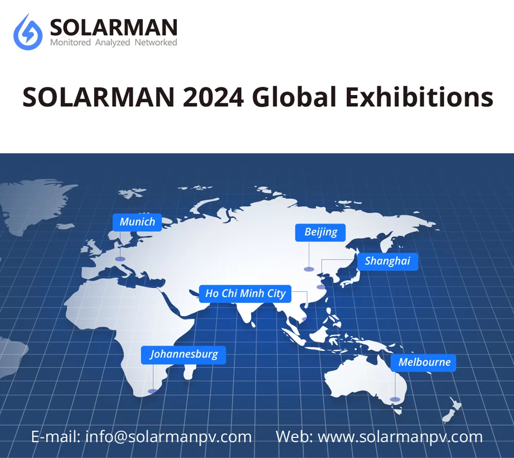 SOLARMAN Global Exhibitions in 2024 SOLARMAN Global Exhibitions in 2024