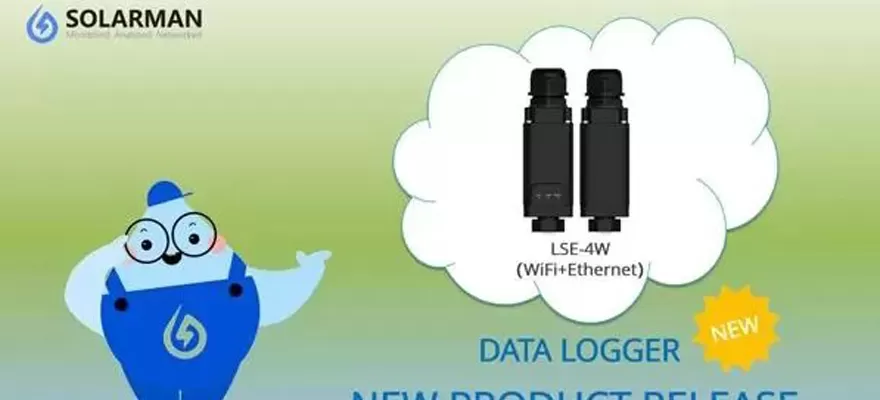 Solarman new product release-data logger LSE-4W