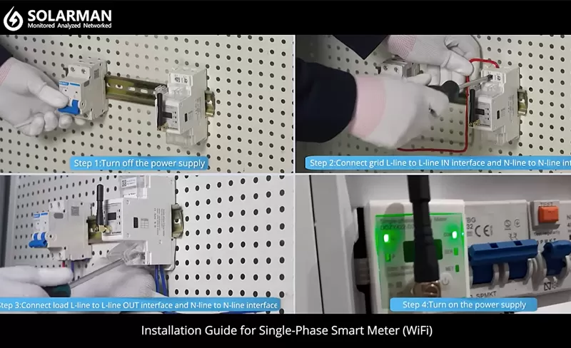 Solarman smart meter úvod a instalační průvodce